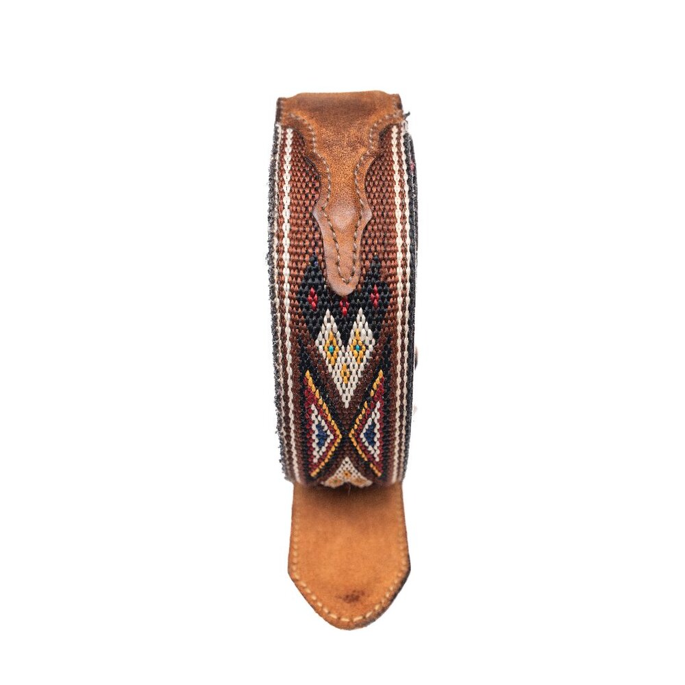 Tony Lama Embroidered Belt Vintage